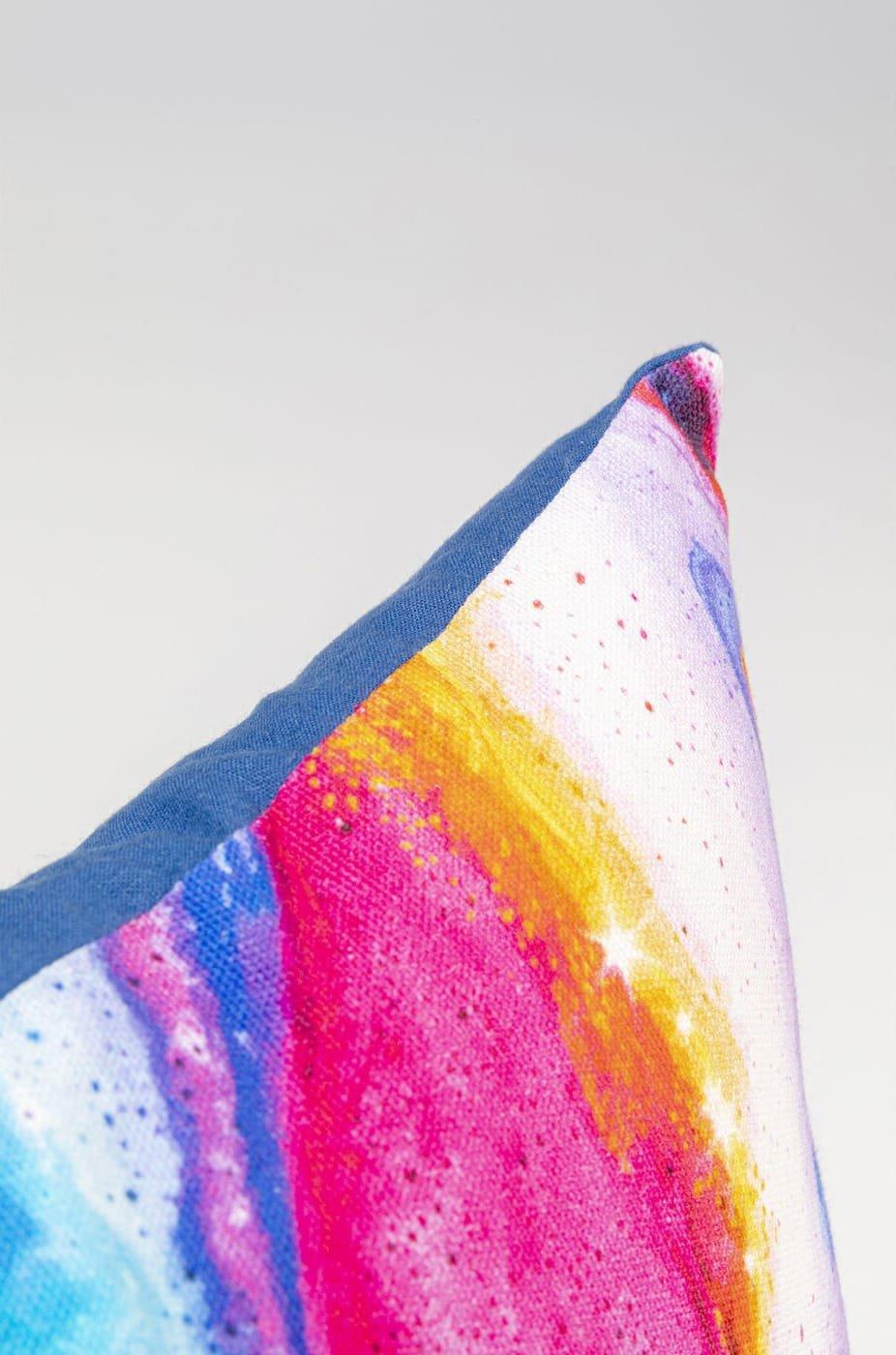 KARE Design Coussin Flashy Rainbow 40x40  