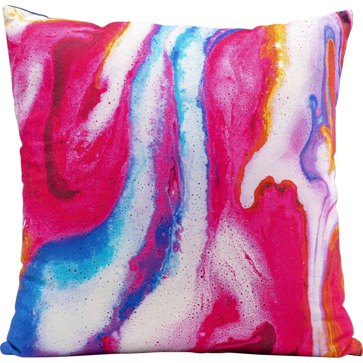 KARE Design Coussin Flashy Arc-en-ciel 40x40  