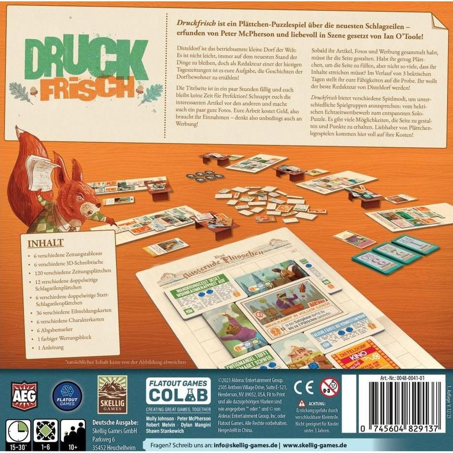 Skellig Games  Familienspiel Druckfrisch 