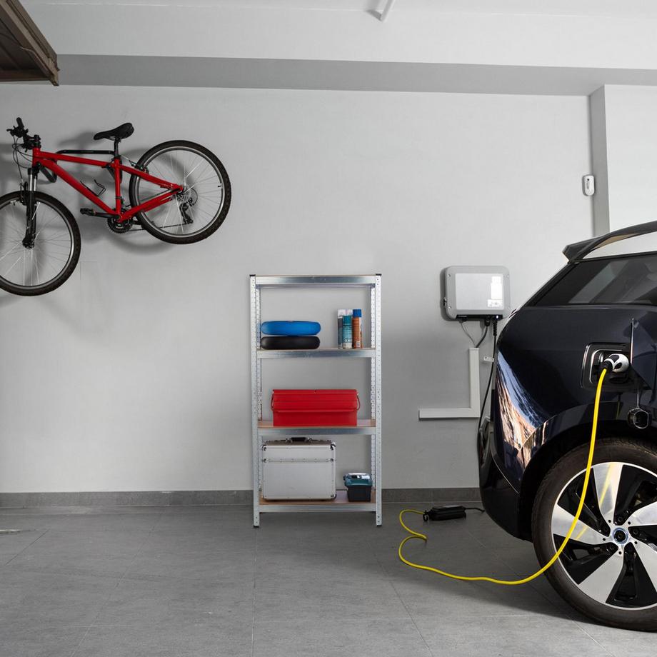 Northix Verzinkte Schwerlastregale mit 4 Ebenen  