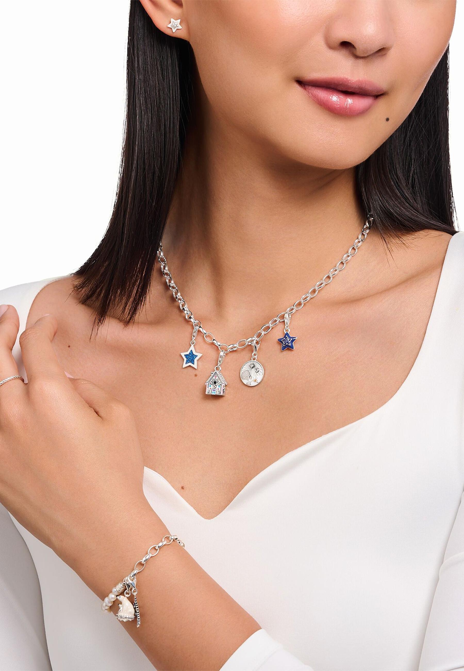 Thomas Sabo  Charm-Anhänger Blauer Stern 