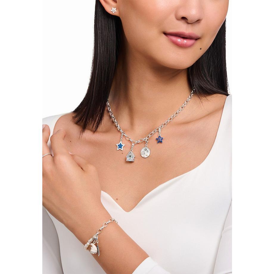 Thomas Sabo  Charm-Anhänger Blauer Stern 