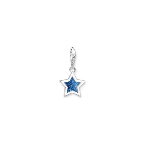 Thomas Sabo  Charm-Anhänger Blauer Stern 