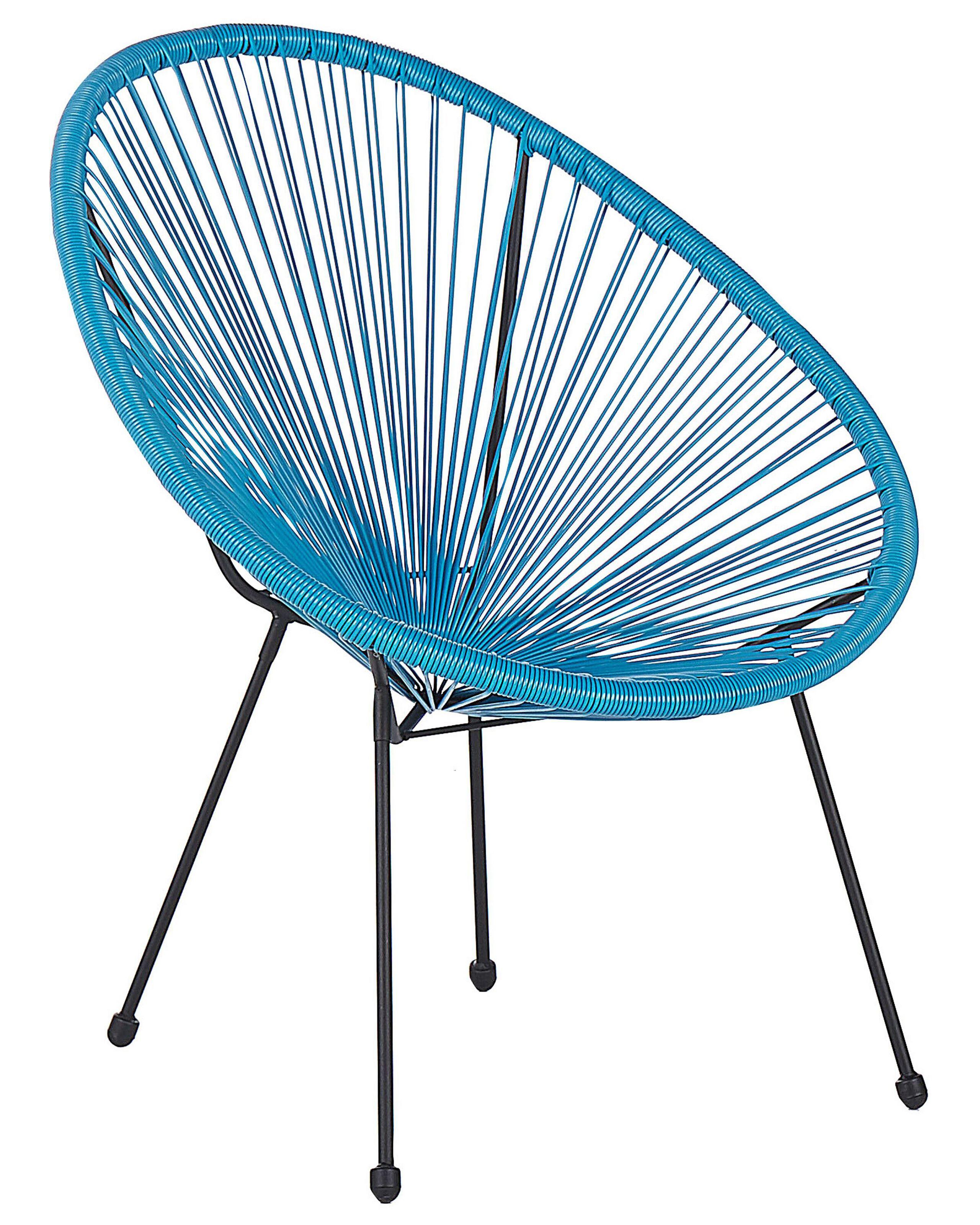 Beliani Chaise de jardin en Polyrotin Moderne ACAPULCO II  