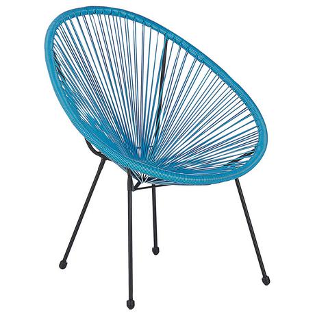 Beliani Chaise de jardin en Polyrotin Moderne ACAPULCO II  