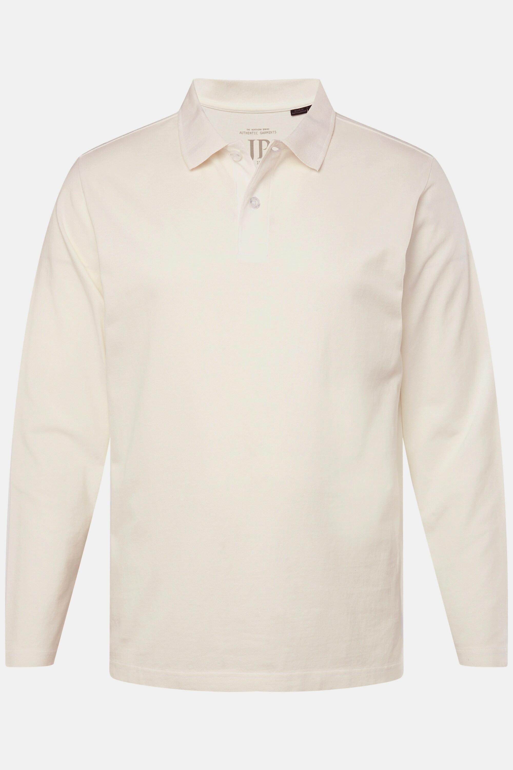 JP1880  Polo Jp 1880 Basic à manches longues, en maille piquée – jusqu'au 8 XL 