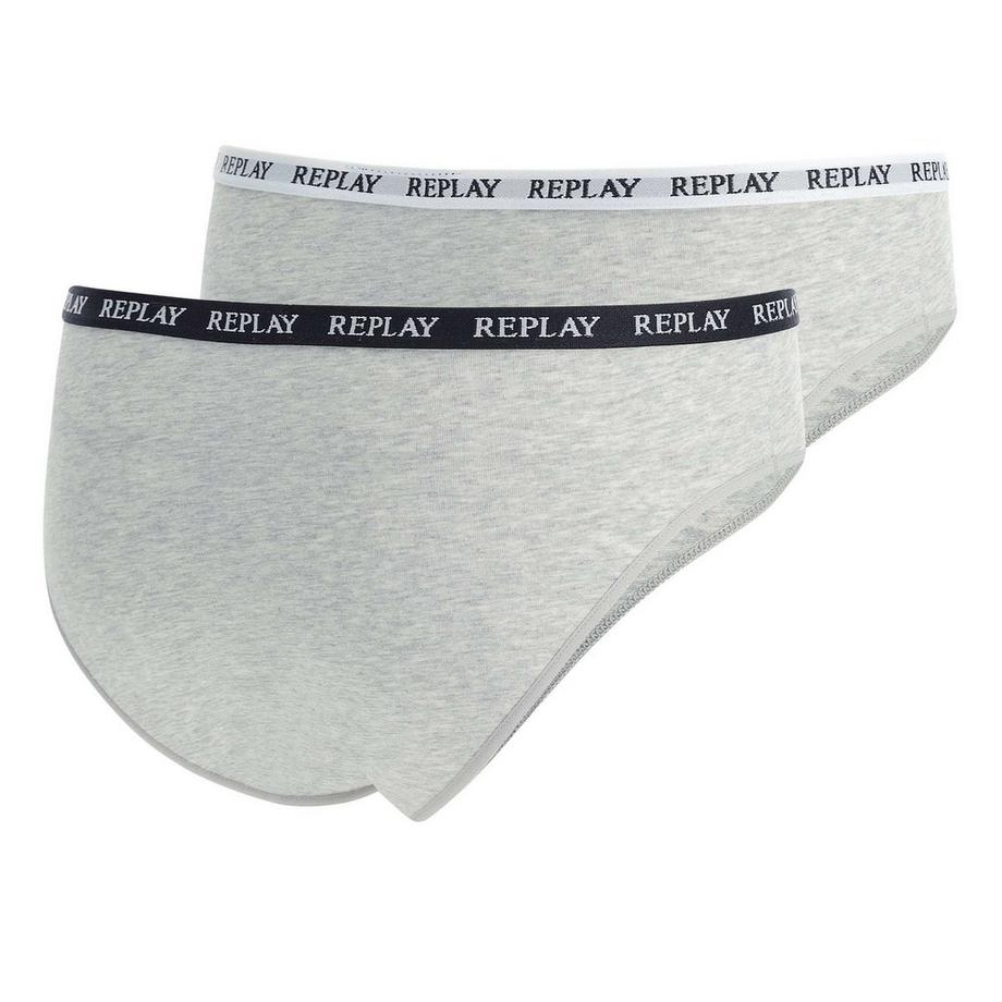 REPLAY  Slip  2er Pack Bequem sitzend-REPLAY LADY SLIP  Style 1 T/C 2pcs waterfall pack 