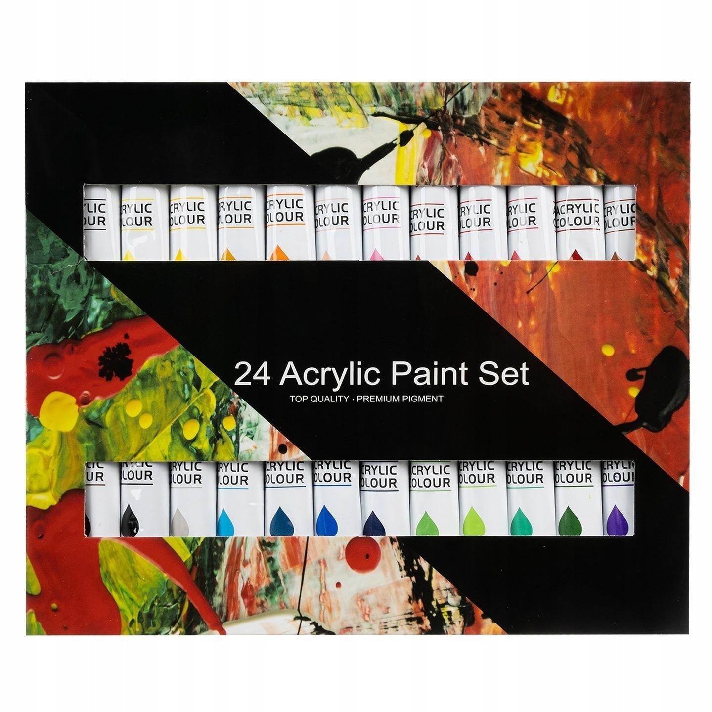 eStore  Acrylfarben - 24 Stück - 12 ml 