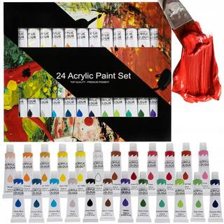 eStore  Acrylfarben - 24 Stück - 12 ml 