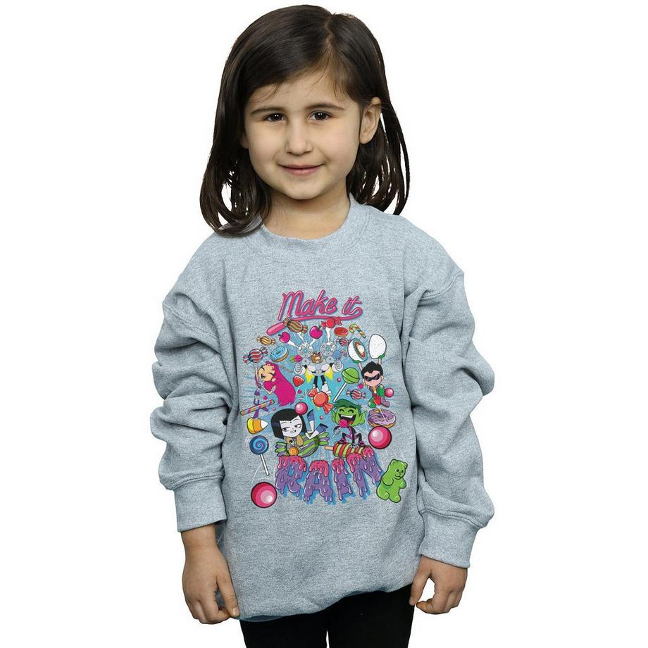 DC COMICS  Teen Titans Go Make It Rain Sweatshirt 