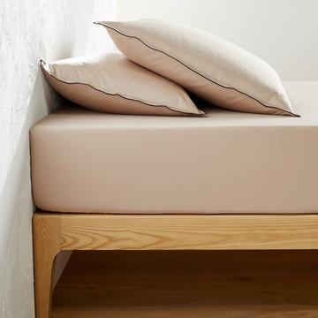 Drap-housse satin de coton lavé