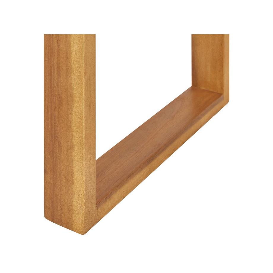 Beliani Outdoor Beistelltisch aus Akazienholz Modern BELLANO  