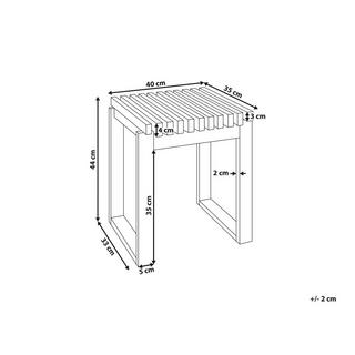 Beliani Tavolino da giardino en Legno d'acacia Moderno BELLANO  