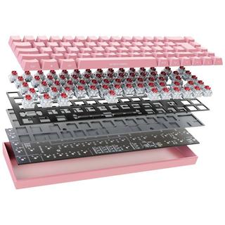 DELTACO GAMING  Kompakte, drahtlose 65% Gaming-Tastatur mit RGB-Beleuchtung 