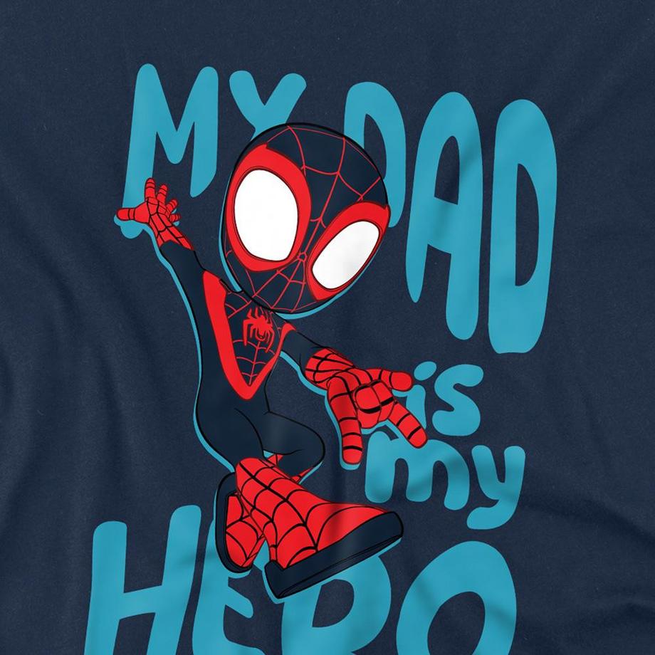 Spidey And His Amazing Friends  Dad Hero Maglietta Miles Morales 