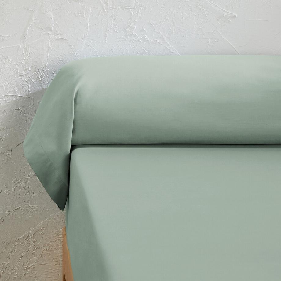 Taie de traversin unie percale coton bio Scenario
