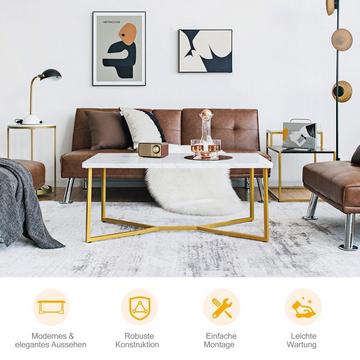 Couchtisch mit verstellbaren Füßen