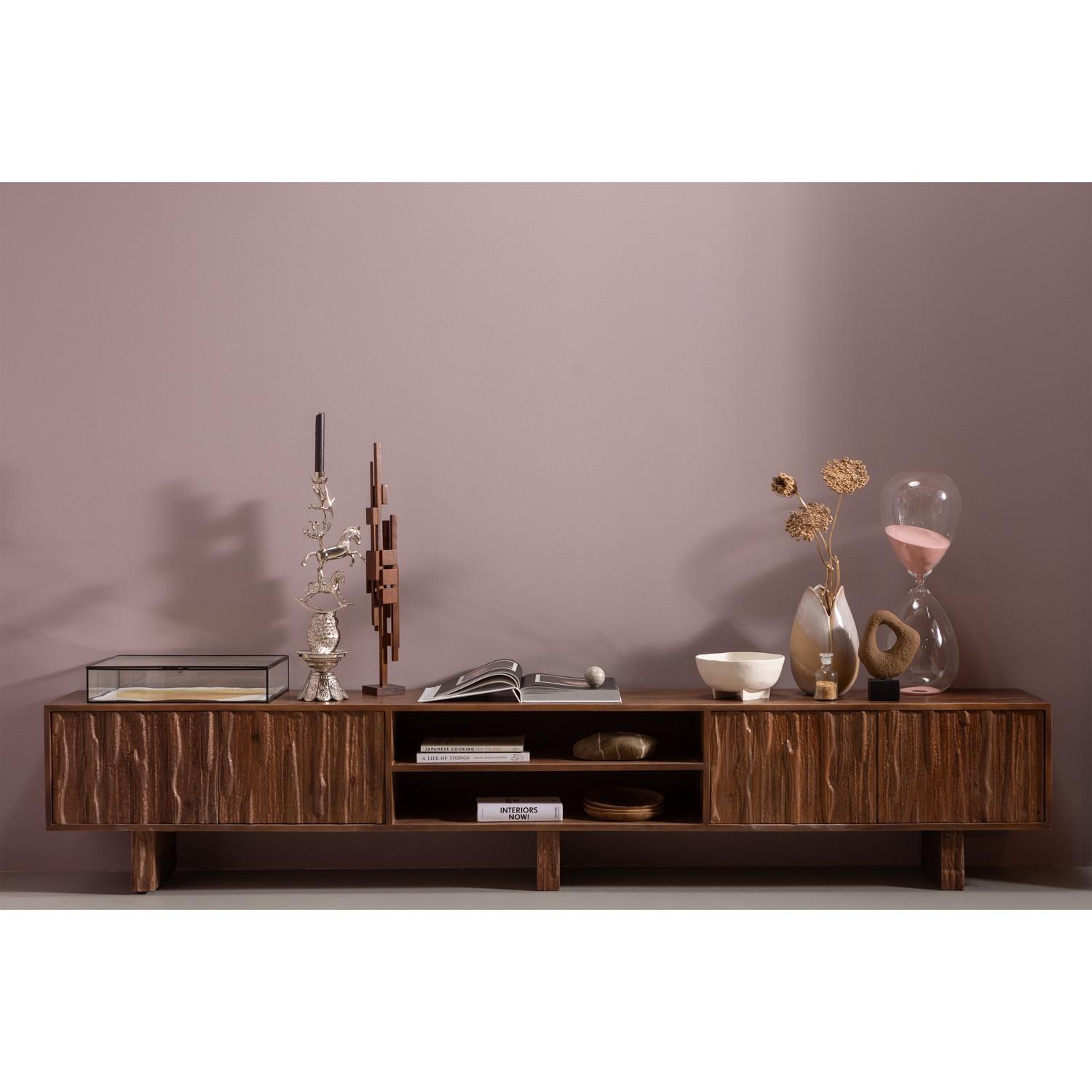 mutoni Credenza TV Lavish in legno di mango marrone caldo 240  