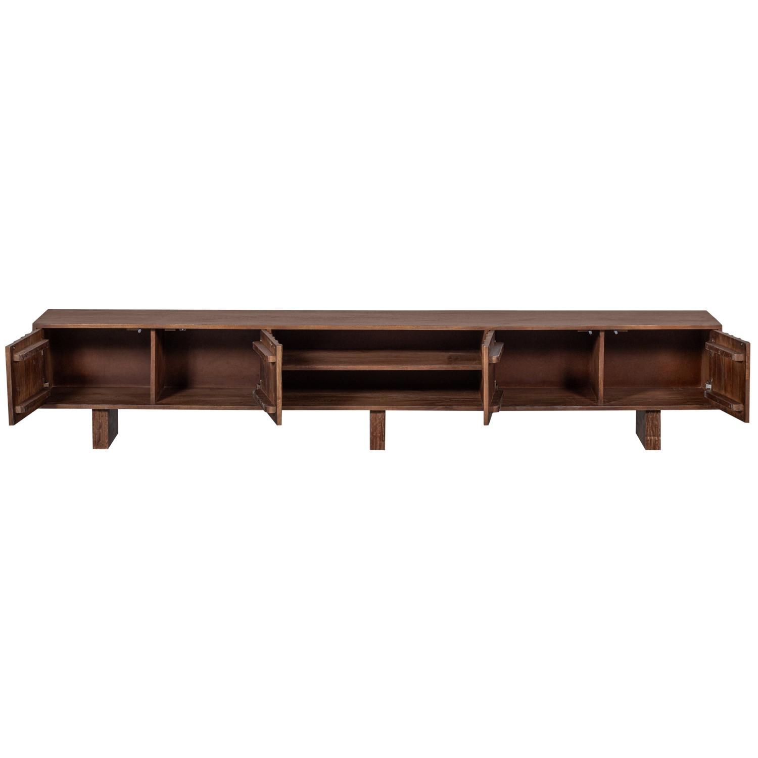 mutoni Credenza TV Lavish in legno di mango marrone caldo 240  