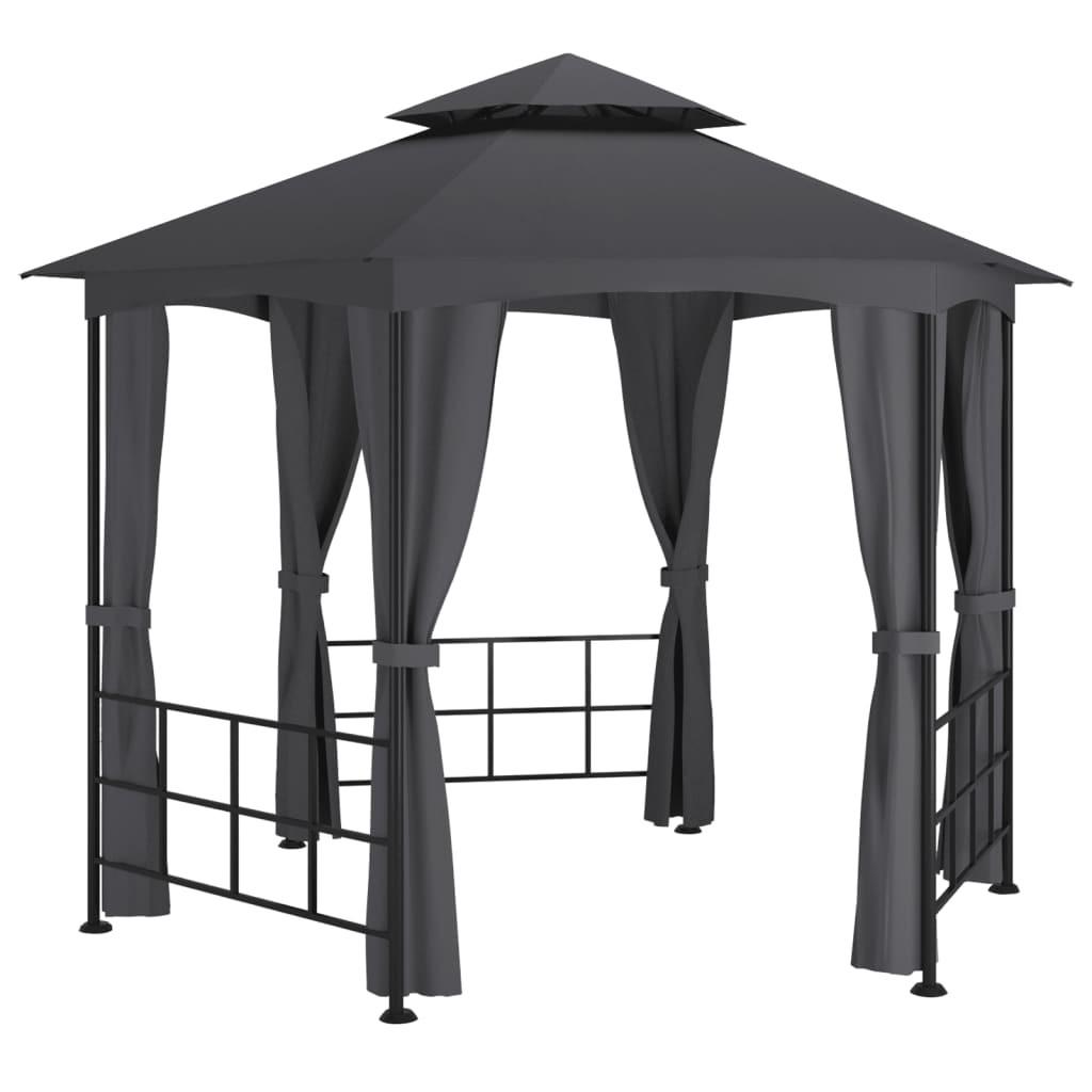 VidaXL gazebo da giardino Tessuto  