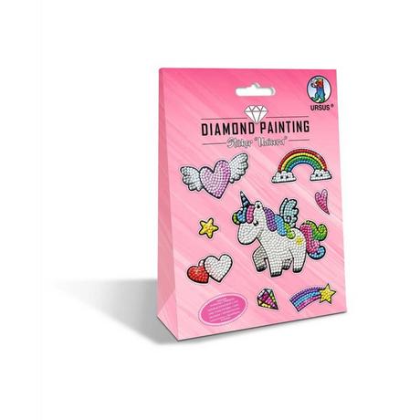 Ursus  URSUS Diamond Painting Sticker Unicorn Aufkleber für Kinder 