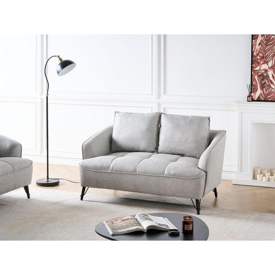 Beliani 2 Sitzer Sofa aus Stoff  HOBRO  