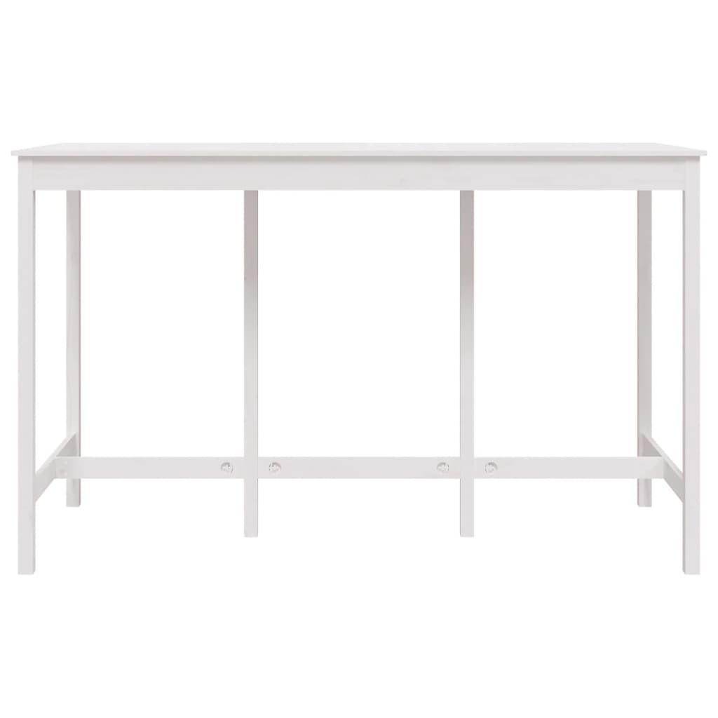 VidaXL Table de bar bois de pin  