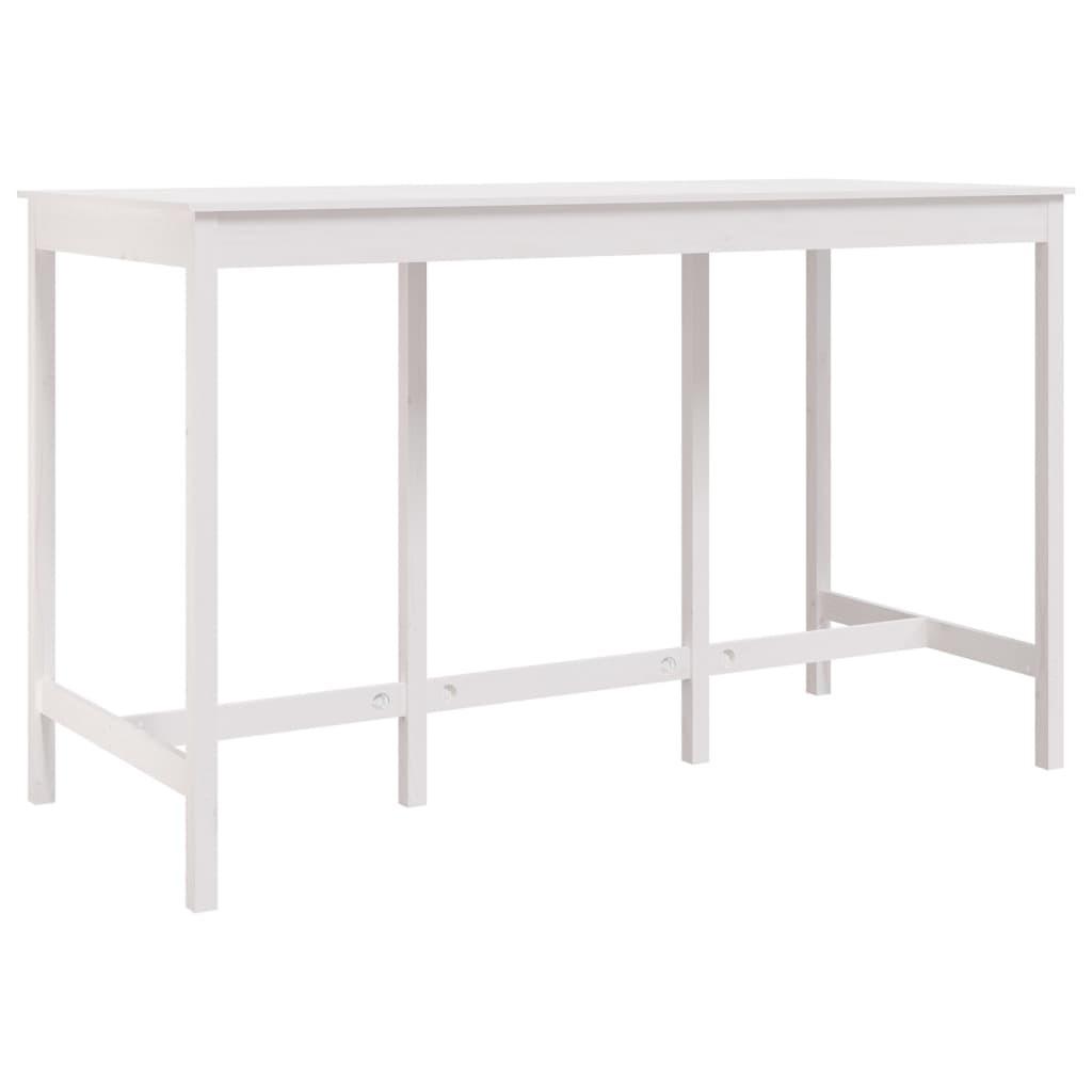 VidaXL Table de bar bois de pin  