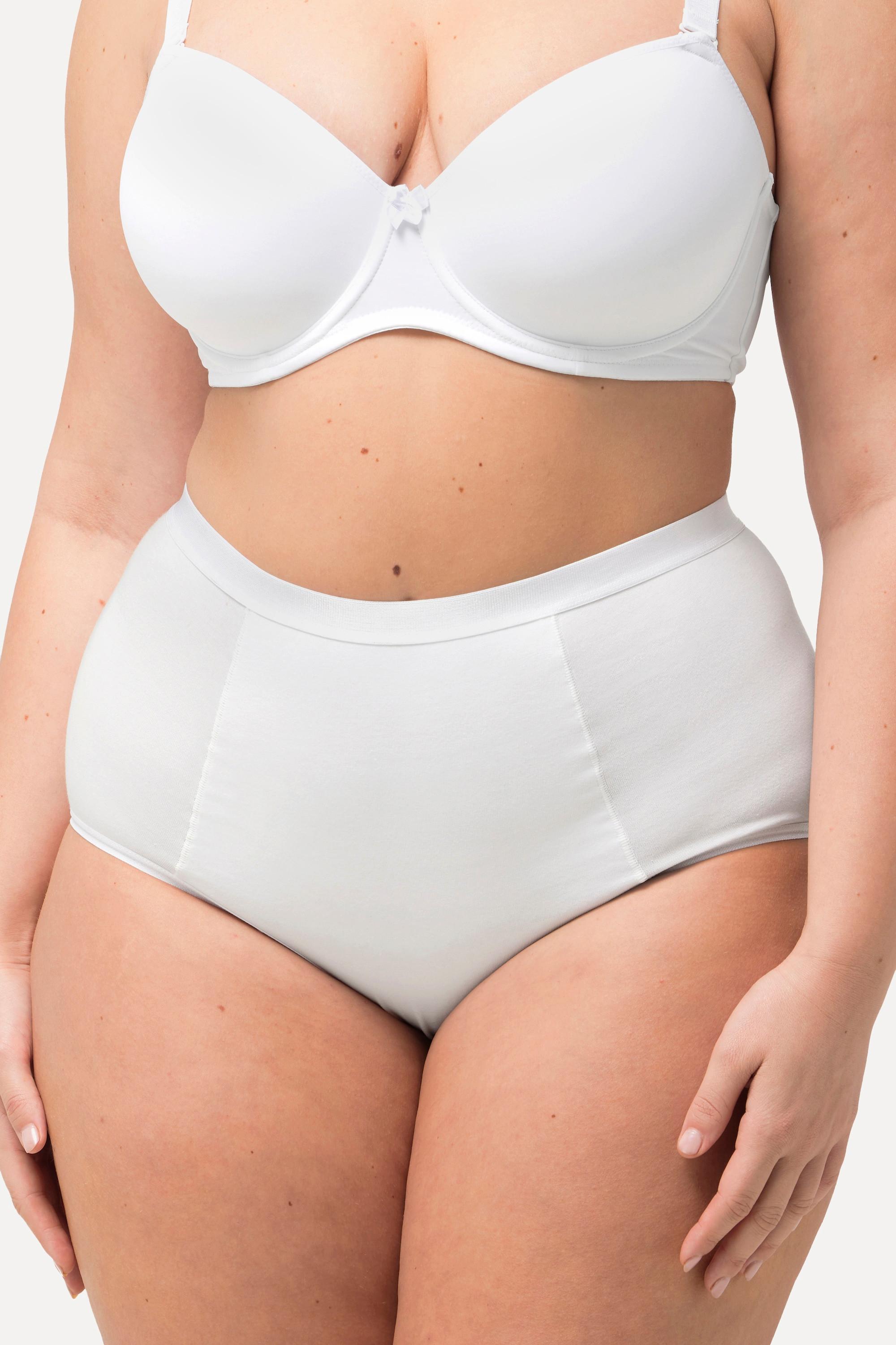 Ulla Popken Slip Modellanti Vita Alta Rifiniture Raso  