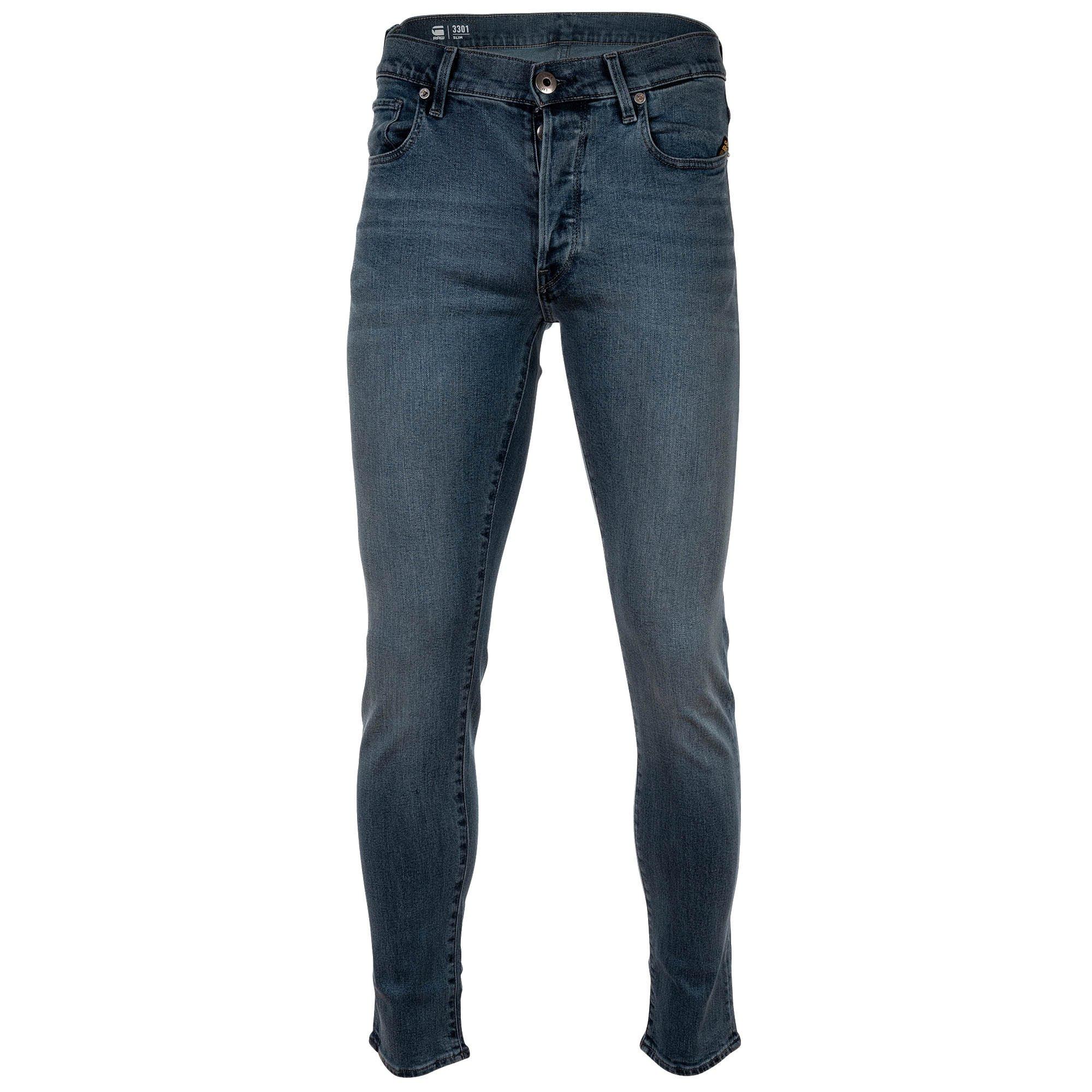 G-STAR RAW 3301 Slim Elto Stretch Denim Jeans  