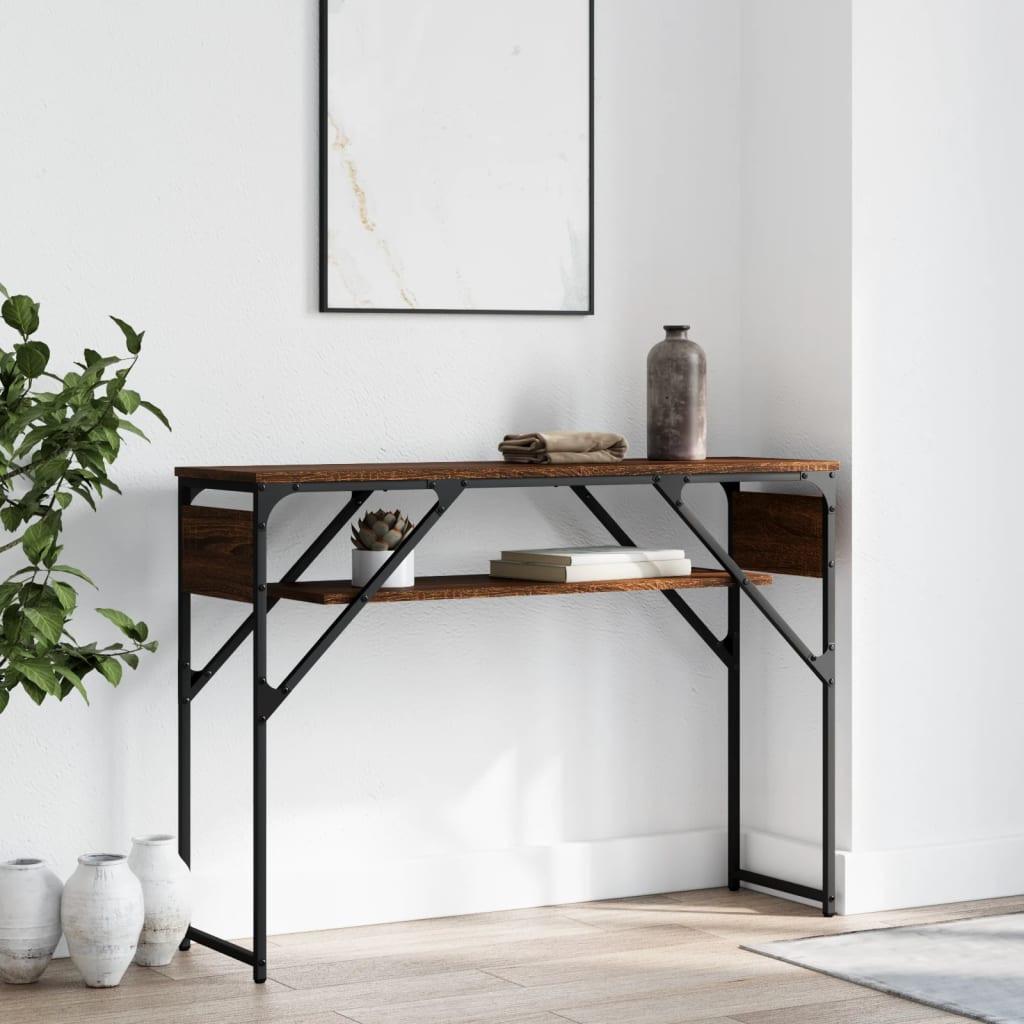 VidaXL Table console bois d'ingénierie  