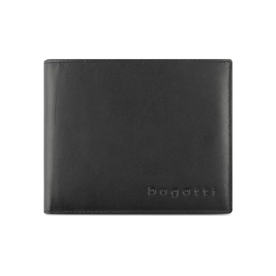 bugatti Geldbörse "BUGATTI Herren SUPER SLIM RFID echt Leder" echt Leder