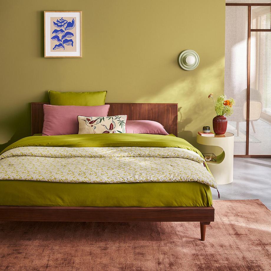 La Redoute Intérieurs Scenario Unifarbener Kissenbezug  