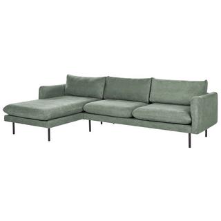 Beliani Ecksofa aus Polyester Modern VINTERBRO  