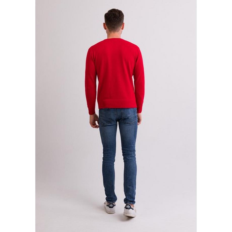 CASH-MERE.CH Kaschmir Rundhals Pullover  