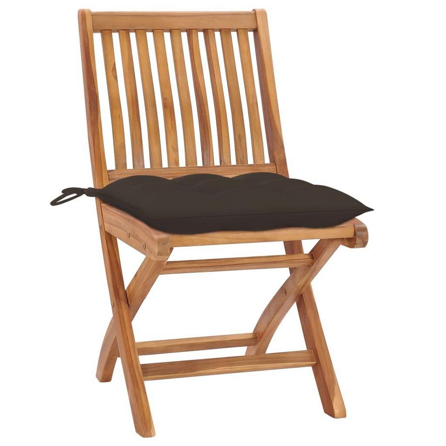 VidaXL Chaise de jardin teck  