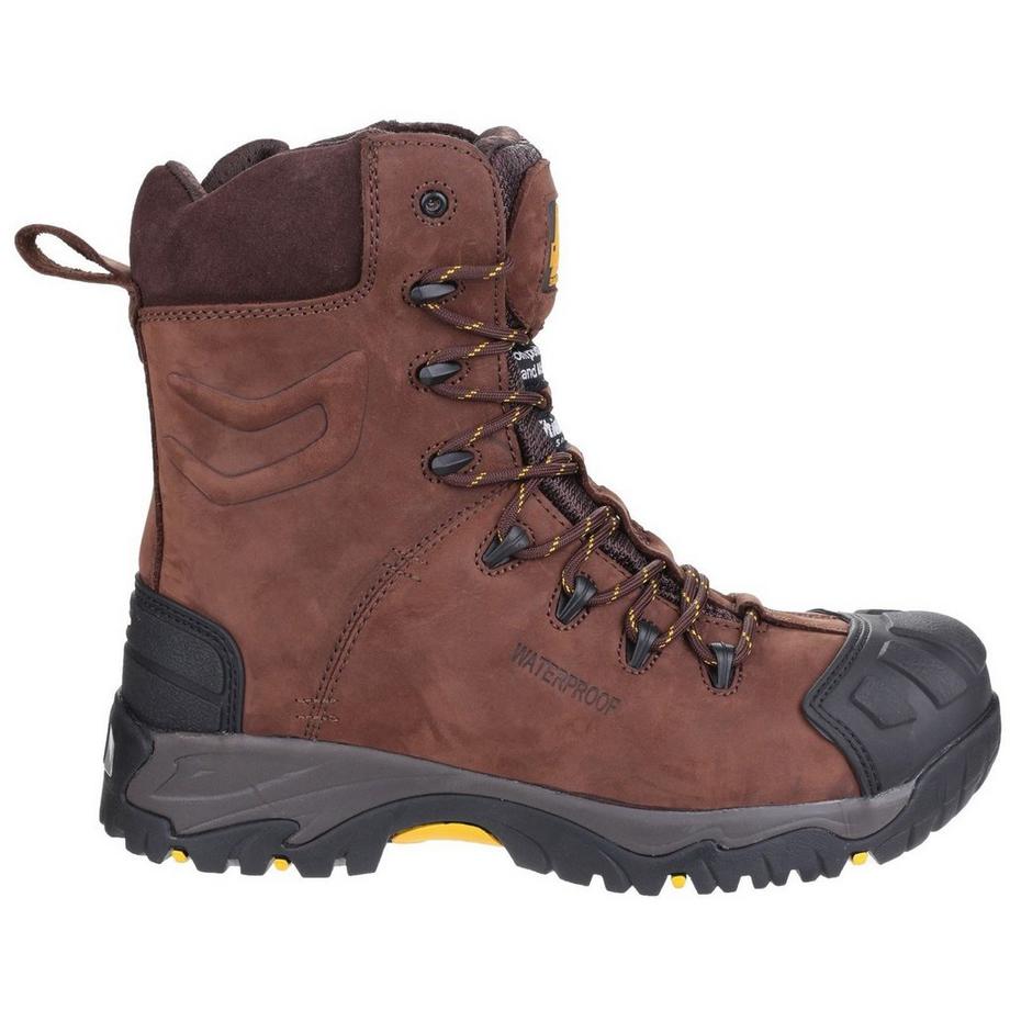 Amblers AS995 Pillar Chaussures de sécurité imperméables hautes avec fermeture éclair  