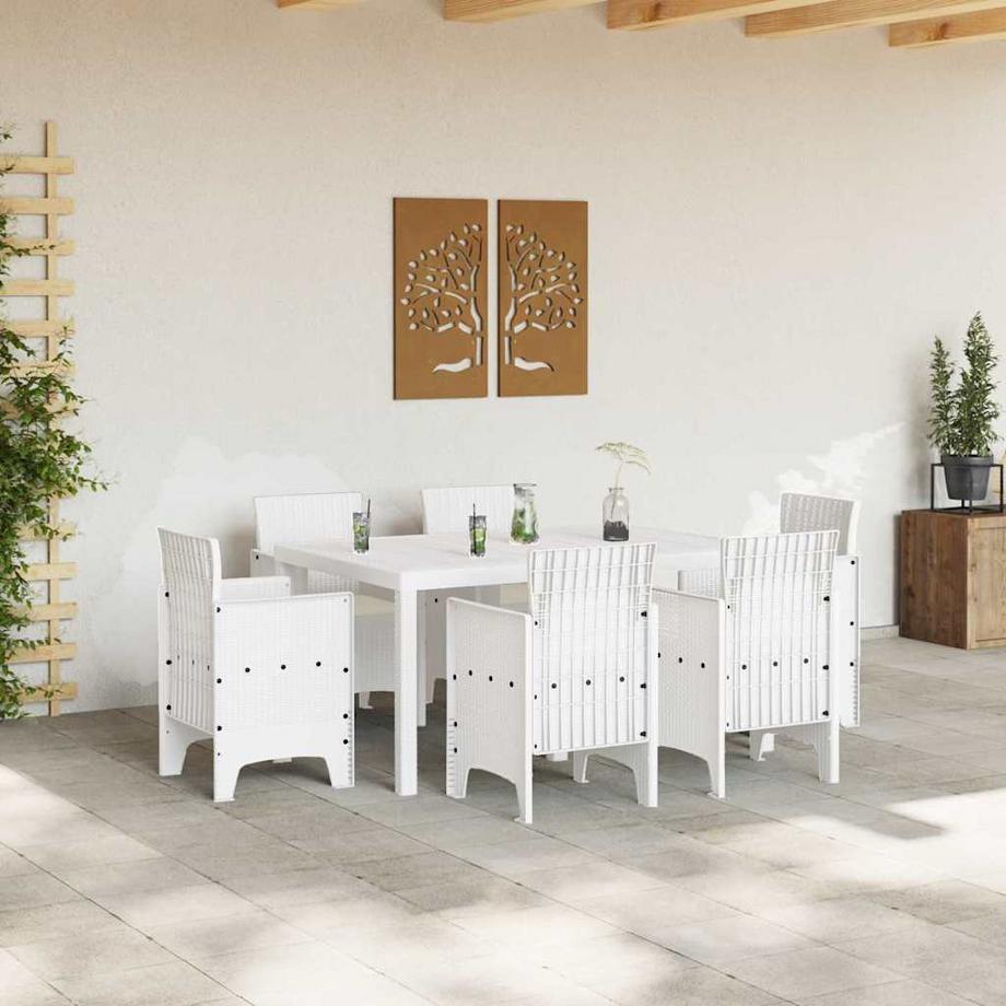 VidaXL Set da Pranzo per Giardino Polipropilene  