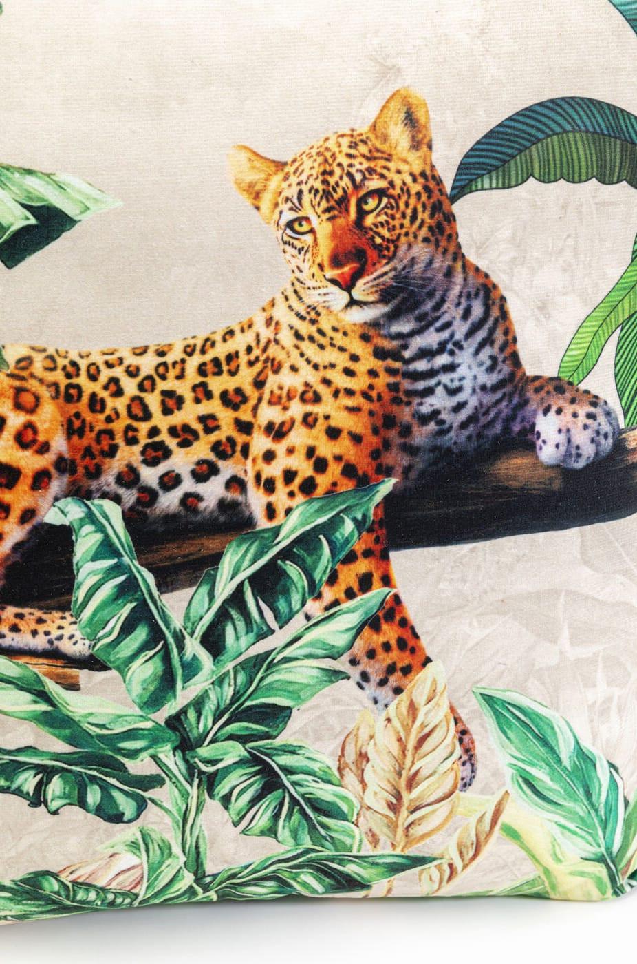 KARE Design Kissen Jungle Leopard 43x43  