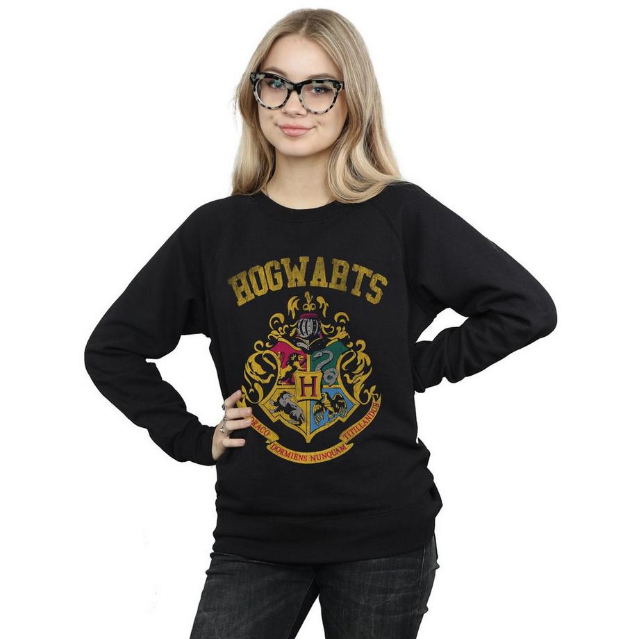 HARRY-POTTER Sweat Hogwarts Col Rond  