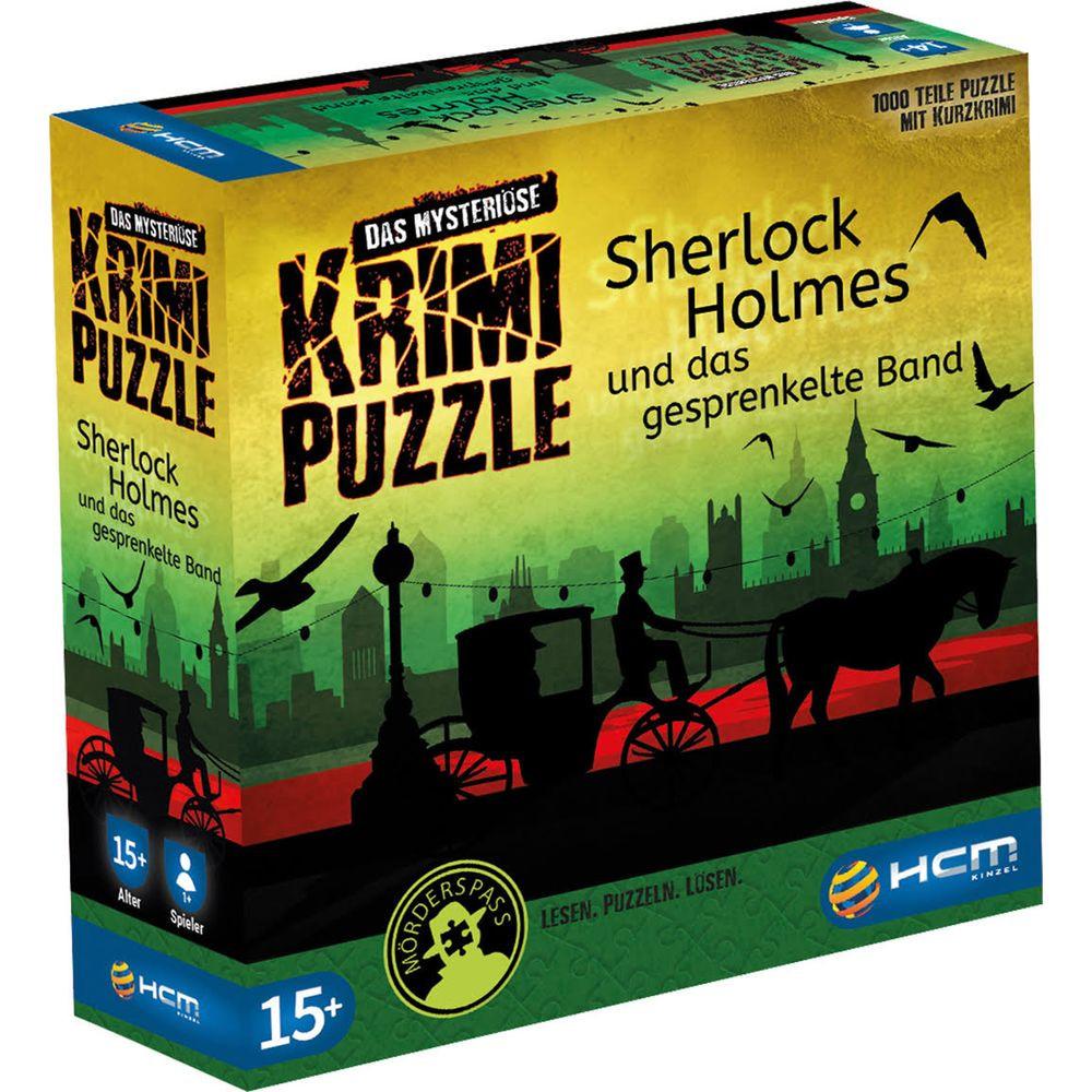 HCM KINZEL  Krimi Puzzle Sherlock Holmes und das gesprenkelte Band (1000Teile) 