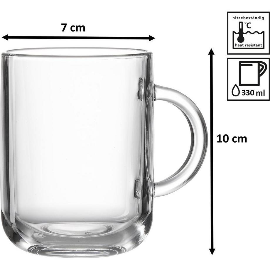 Ritzenhoff & Breker Marco Glühwein- Teegläserset 6-teilig klar  