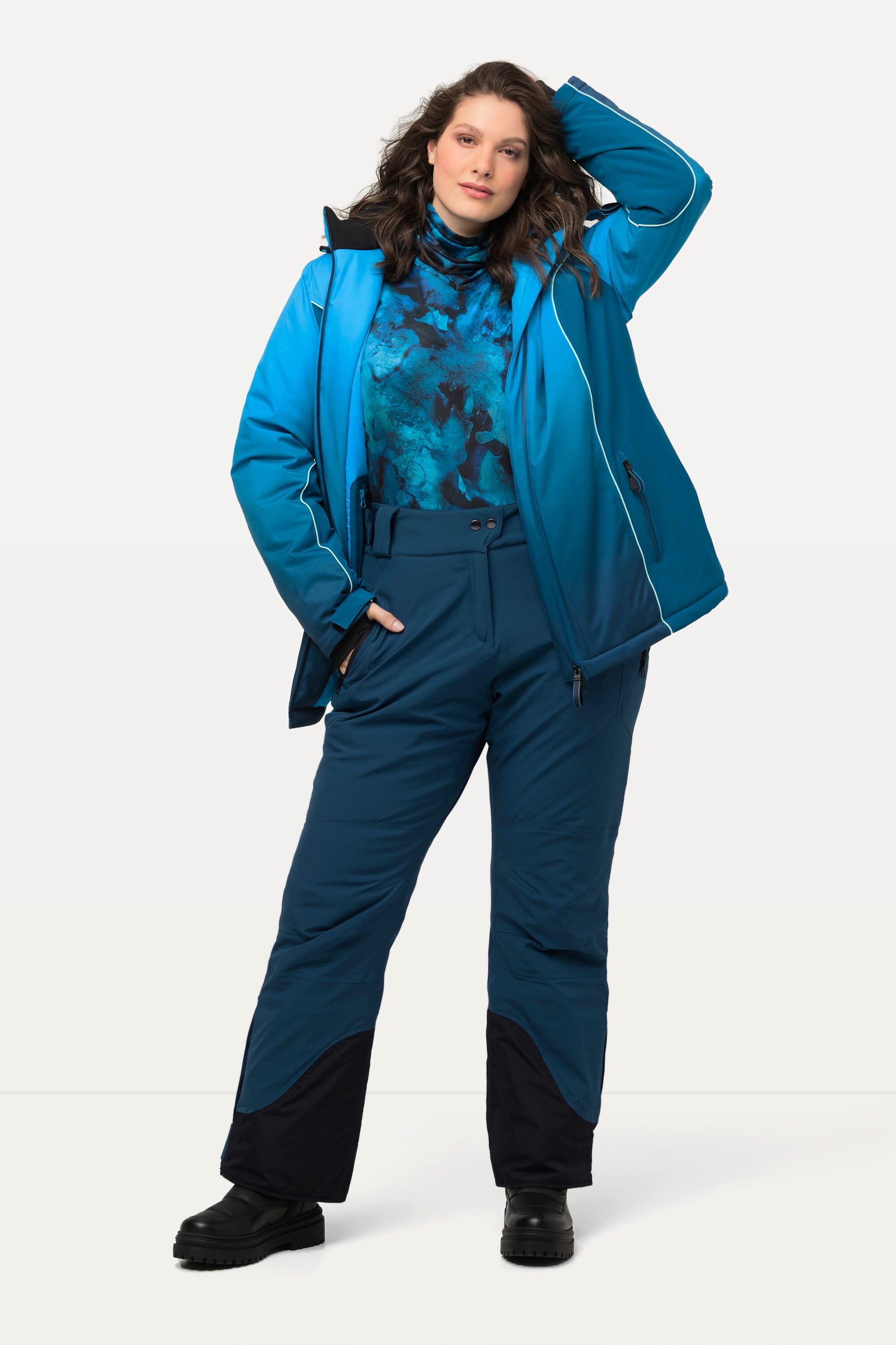 Ulla Popken HYPRAR Pantalon de ski imperméable avec bandes auto-agrippantes  