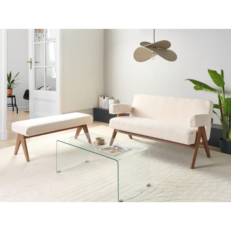 Beliani Wohnzimmer Set aus Bouclé  TAMRE  