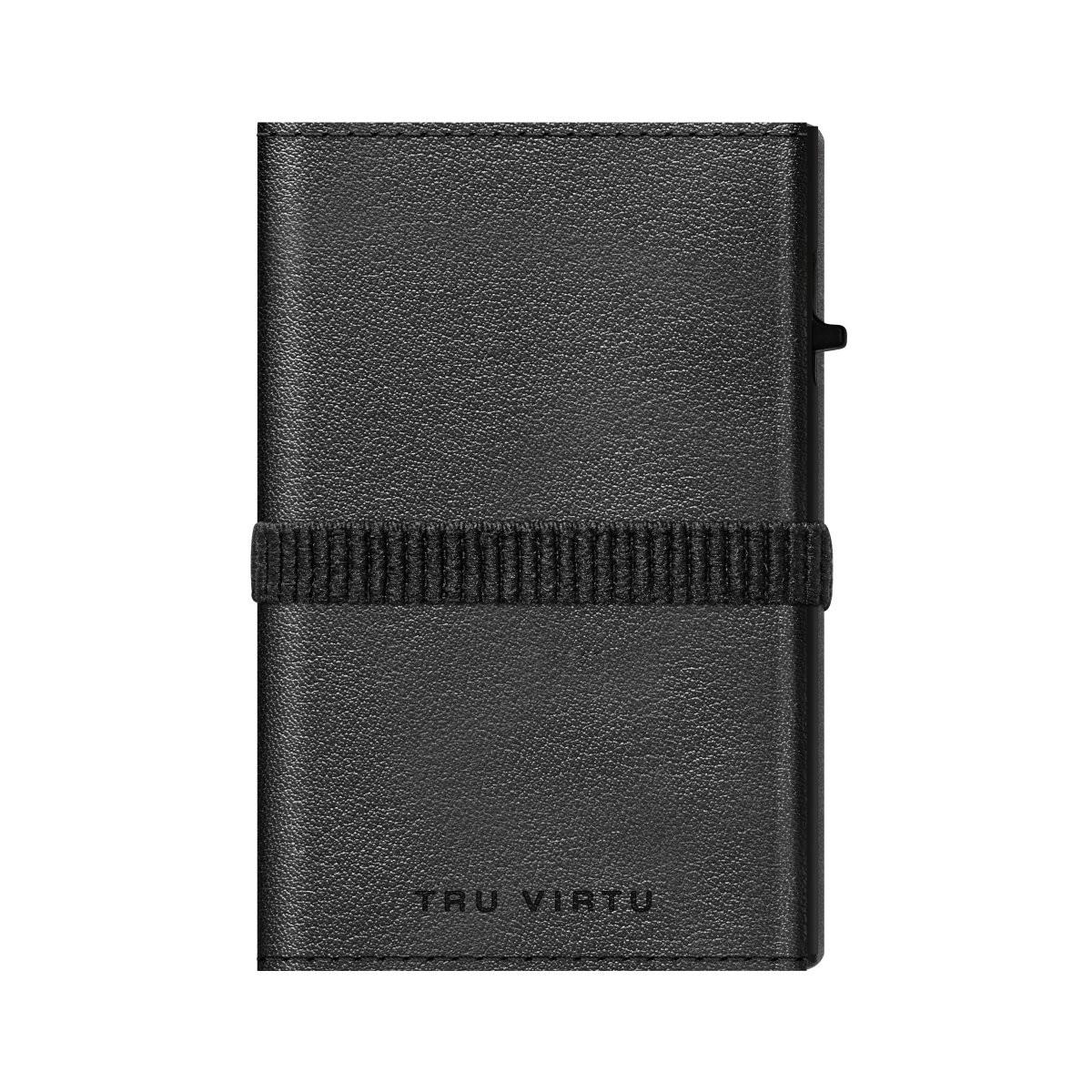 Tru Virtu  Wallet C&S Strap Cross Nappa nero nero, nero 