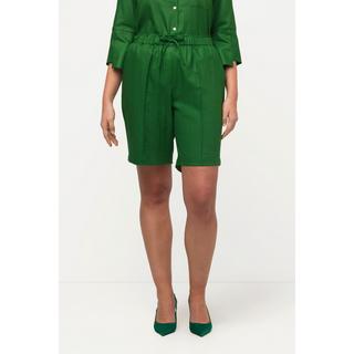 Ulla Popken  Short à taille élastique. Jambe large et passepoils. 