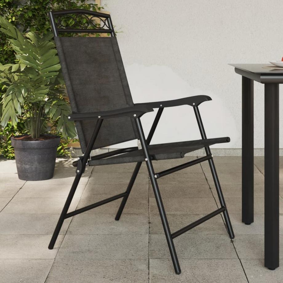 VidaXL Gartenstuhl stahl  