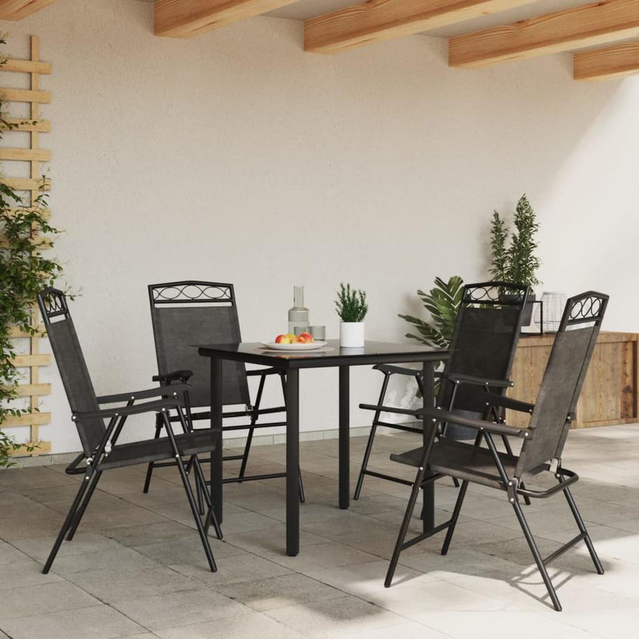 VidaXL Gartenstuhl stahl  