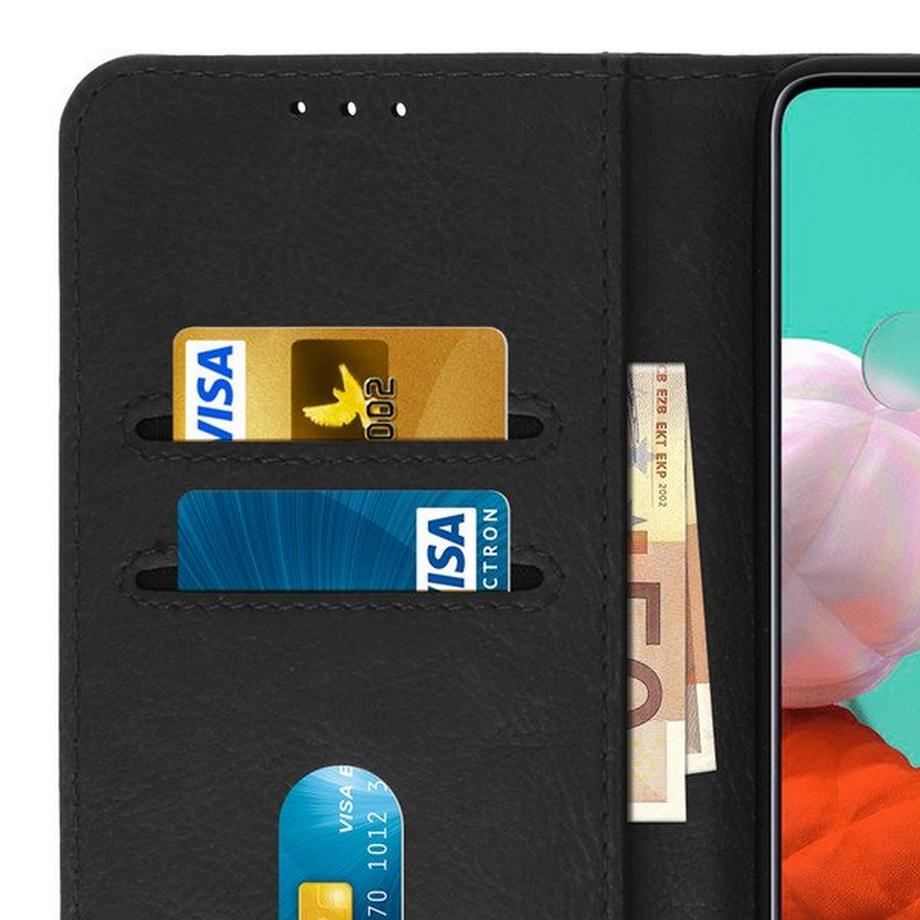 Avizar  Klapphülle Samsung Galaxy A51 Schwarz 
