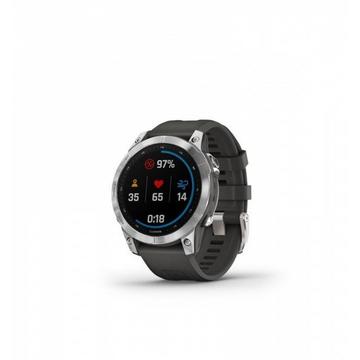 Fenix 7 3,3 cm (1.3") MIP 47 mm Digitale 260 x 260 Pixel Touch screen Argento Wi-Fi GPS (satellitare)